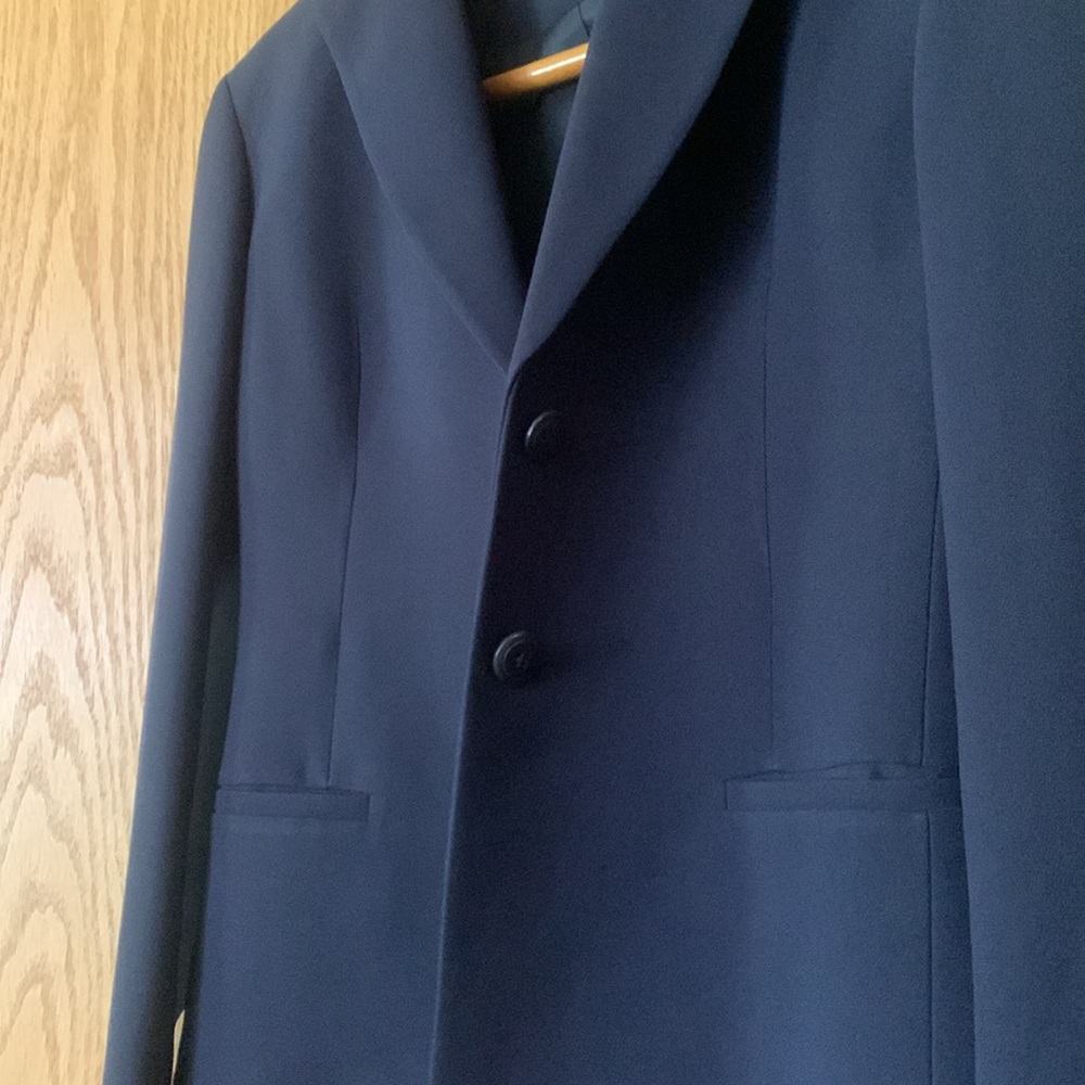 Petite Sophisticate Navy Blazer (0)/ skirt (4) xs / small 623 - Picture 7 of 13